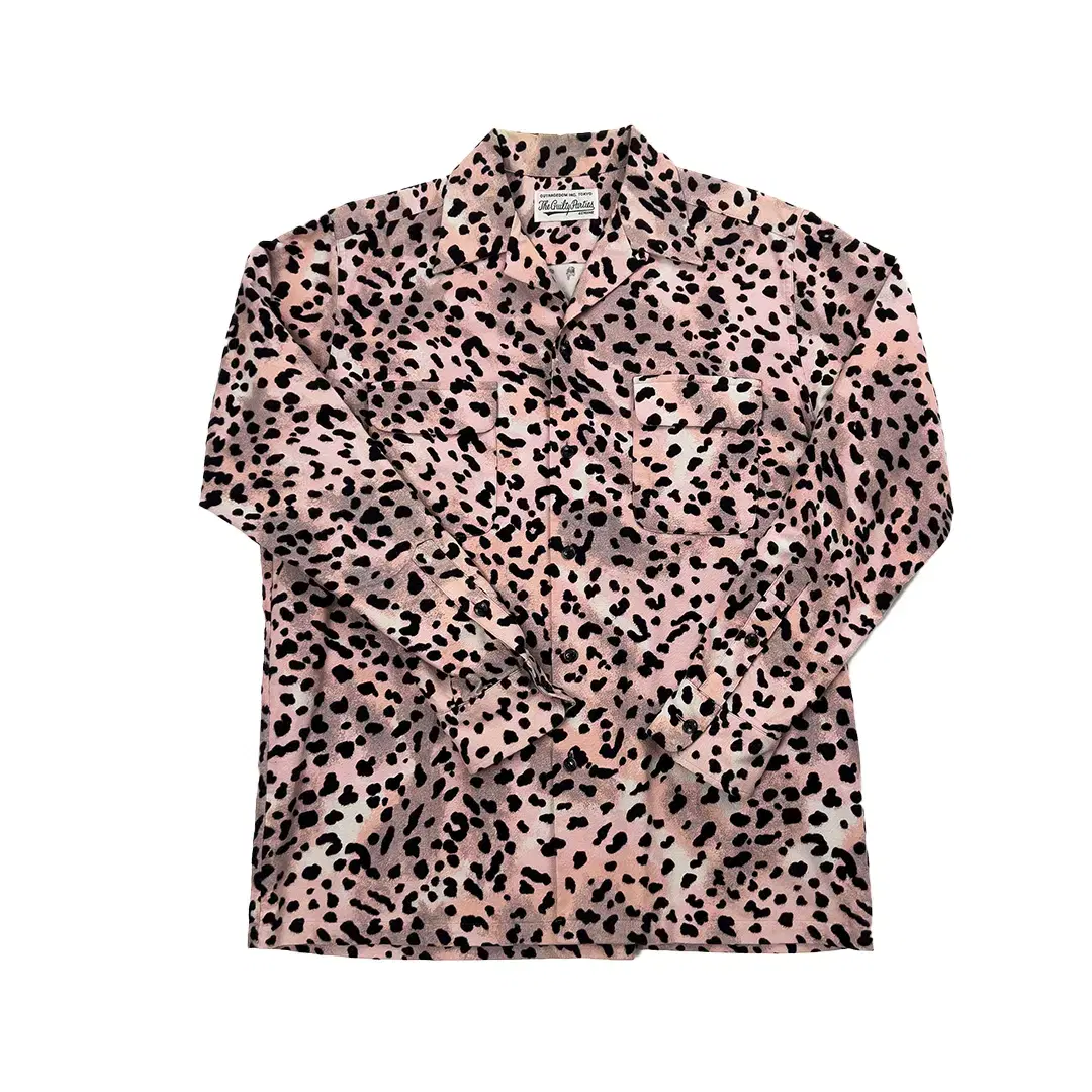 WACKO MARIA 19AW PINK LEOPARD SHIRT